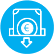 Icon indicating a particular section or service.